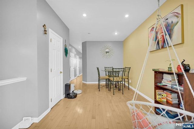 303 Wilshire Dr, Nutley, NJ 07110 - dining area featuring recessed lighting and hardwood / wood-style flooring