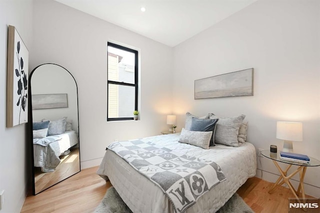 29 Armstrong Ave Unit 3, Jersey City, NJ 07305 - bedroom with light wood-style floors