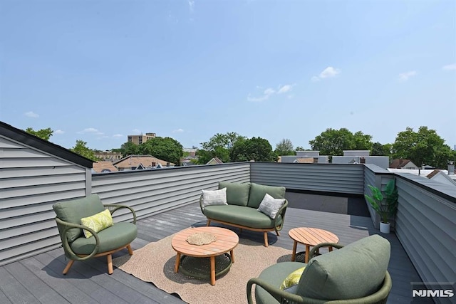 29 Armstrong Ave Unit 3, Jersey City, NJ 07305 - view of wooden deck