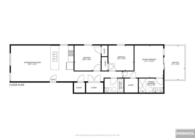 29 Armstrong Ave Unit 3, Jersey City, NJ 07305 - view of floor plan / room layout