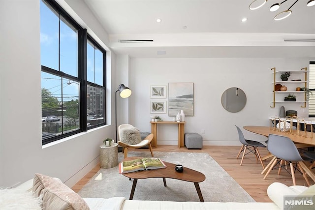 29 Armstrong Ave Unit 3, Jersey City, NJ 07305 - living area featuring wood finished floors and recessed lighting
