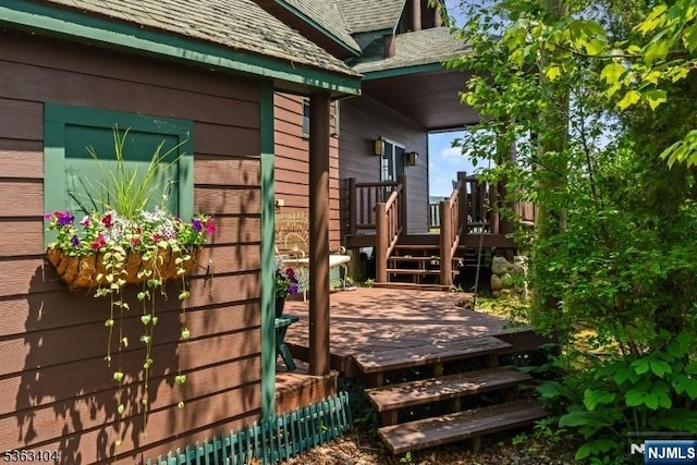 19 Division Ln, Byram, NJ 07821 - view of wooden deck