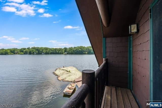 19 Division Ln, Byram, NJ 07821 - dock featuring a water view