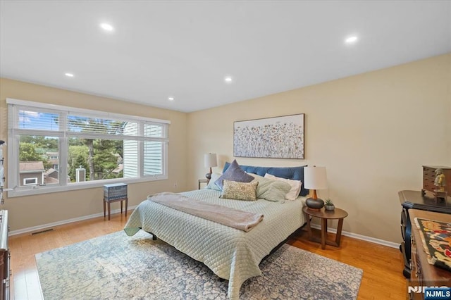 206 Wind Hollow Ct, Mahwah, NJ 07430 - bedroom featuring wood finished floors and recessed lighting
