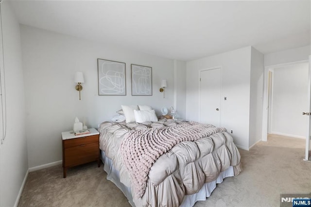 206 Wind Hollow Ct, Mahwah, NJ 07430 - bedroom featuring light colored carpet and a closet