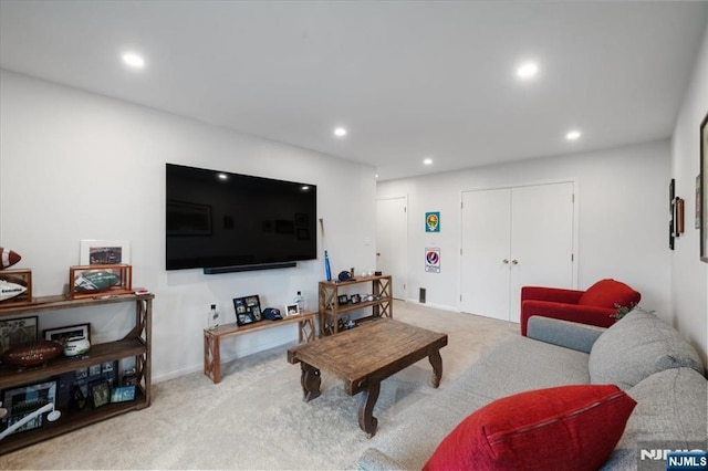 206 Wind Hollow Ct, Mahwah, NJ 07430 - living area with recessed lighting and carpet flooring