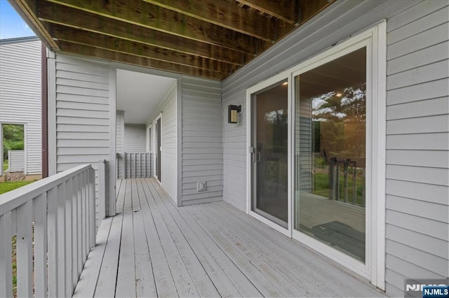 206 Wind Hollow Ct, Mahwah, NJ 07430 - view of wooden deck