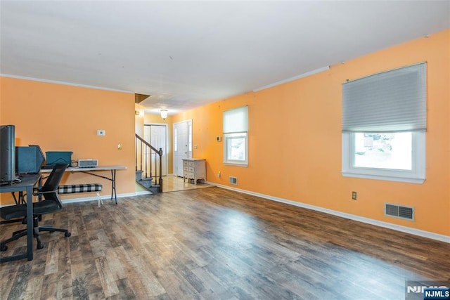 76 Point View Parkway, Wayne, NJ 07470 - unfurnished office featuring wood finished floors and ornamental molding