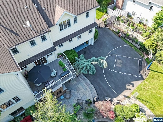 17 Windham Pl, Glen Rock, NJ 07452 - aerial view of property and surrounding area