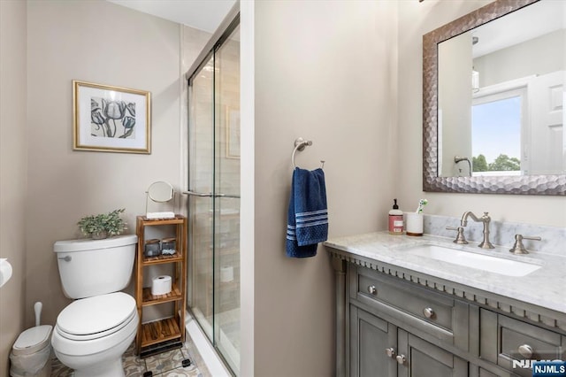 39 Division Ave, Hasbrouck Heights, NJ 07604 - full bathroom featuring vanity and a shower stall