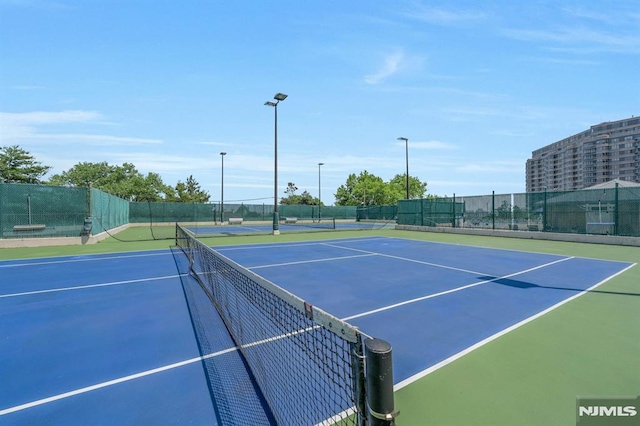 300 Winston Unit 2105, Cliffside Park, NJ 07010 - view of tennis court with community basketball court