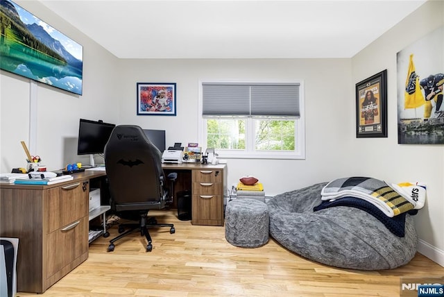 15 Kings Ct, Woodcliff Lake, NJ 07677 - office with light wood-style flooring