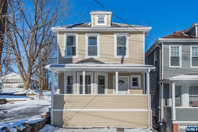 419 Central Ave, Haledon, NJ 07508 - american foursquare style home with covered porch