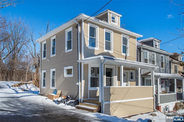 419 Central Ave, Haledon, NJ 07508 - traditional style home with covered porch