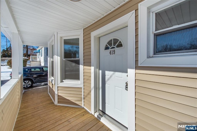 419 Central Ave, Haledon, NJ 07508 - view of exterior entry featuring covered porch