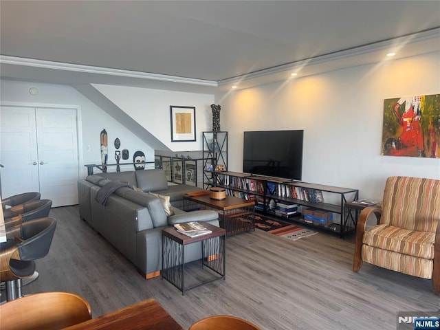 4 Horizon Rd Unit 1006, Fort Lee, NJ 07024 - living area with wood finished floors and recessed lighting