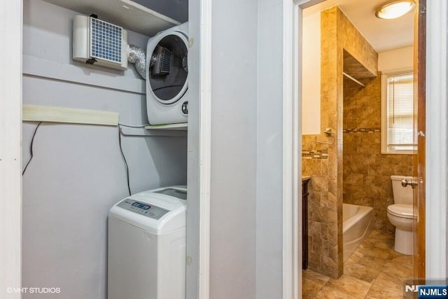 24 Hutton Ave Unit 46, West Orange, NJ 07052 - washroom with washer / clothes dryer