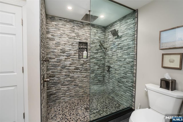 15 Franeks Rd, Hamburg, NJ 07419 - bathroom featuring a tile shower and recessed lighting