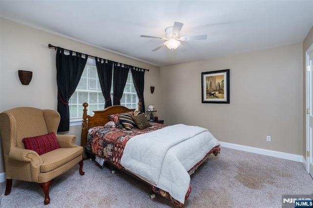 15 Franeks Rd, Hamburg, NJ 07419 - bedroom with carpet and a ceiling fan