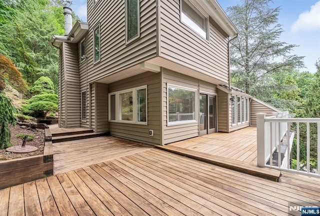 33 Berkshire Rd, Woodcliff Lake, NJ 07677 - view of wooden deck