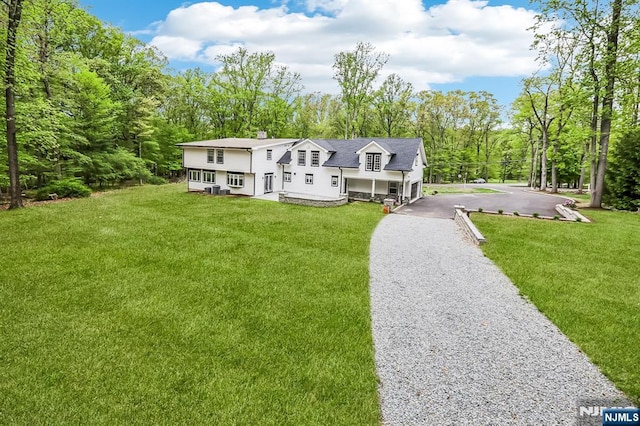 432 Fox Chase Rd, Chester Township, NJ 07930 - view of front of property featuring a front yard and driveway