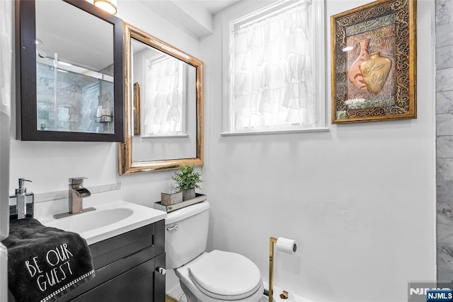 63 Rosedale Ave, Clifton, NJ 07013 - full bath with vanity and an enclosed shower