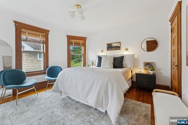 30 Hillcrest Ter, Verona, NJ 07044 - bedroom featuring wood finished floors and baseboards