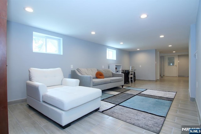 62 Rivervale Rd, Park Ridge, NJ 07656 - living area featuring recessed lighting and healthy amount of natural light