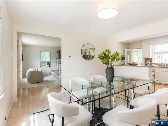 100 Darling Ave, Bloomfield, NJ 07003 - dining room with plenty of natural light and light tile patterned floors