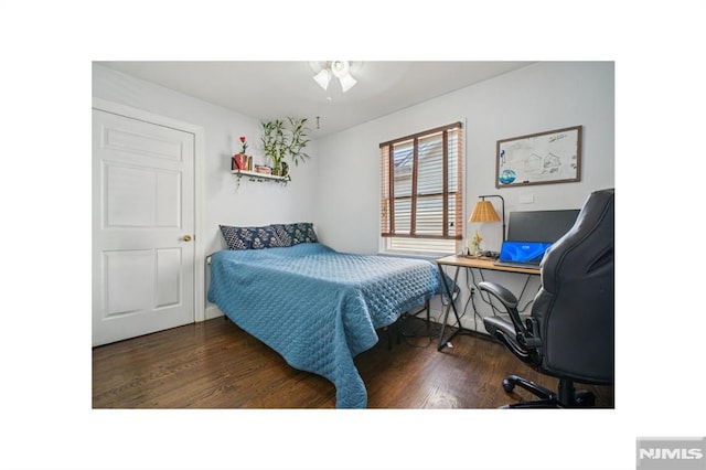 286 State Rt 17, Rutherford, NJ 07070 - bedroom with wood finished floors and a desk