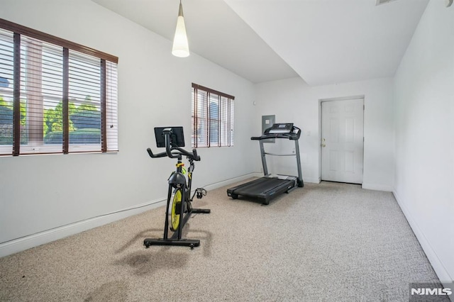 286 State Rt 17, Rutherford, NJ 07070 - workout area featuring carpet floors and baseboards