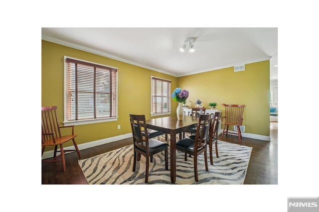 286 State Rt 17, Rutherford, NJ 07070 - dining room with crown molding and wood finished floors