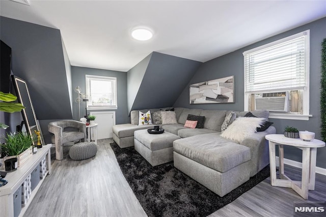 71 Pickens St, Little Ferry, NJ 07643 - living area with wood finished floors and cooling unit