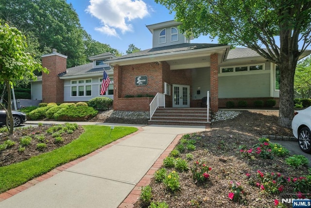 92 Maple Ln Unit 3021, Mount Arlington Boro, NJ 07856 - view of front of property with french doors and brick siding