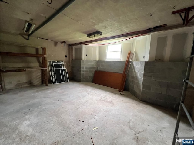 106 Prescott St, Demarest, NJ 07627 - basement with concrete block wall