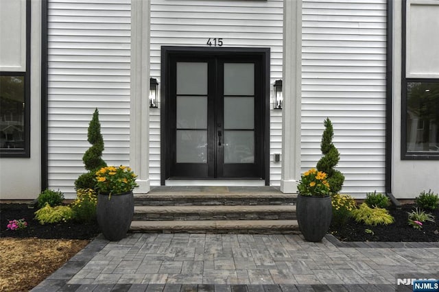 415 Bailey Rd, Paramus, NJ 07652 - entrance to property with french doors