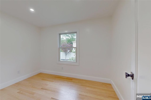 415 Bailey Rd, Paramus, NJ 07652 - unfurnished room featuring light wood-style flooring and recessed lighting