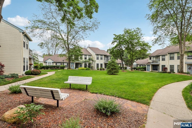 7 Eakens Ct, Mahwah, NJ 07430 - view of property's community with a residential view and a lawn