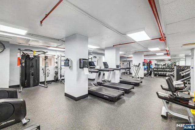 555 N Ave Unit 23C, Fort Lee, NJ 07024 - view of workout area
