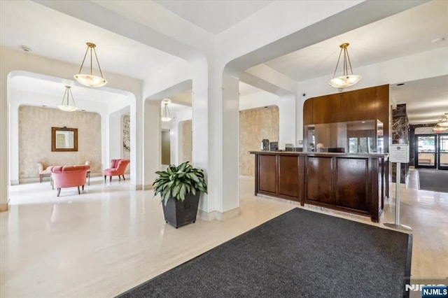 555 N Ave Unit 23C, Fort Lee, NJ 07024 - welcome area with arched walkways