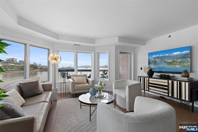 207 Jefferson Ct, Edgewater, NJ 07020 - living area featuring wood finished floors