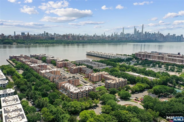 207 Jefferson Ct, Edgewater, NJ 07020 - bird's eye view of skyline and a large body of water