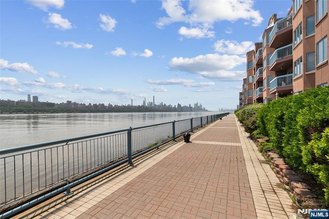 207 Jefferson Ct, Edgewater, NJ 07020 - view of community featuring a water view