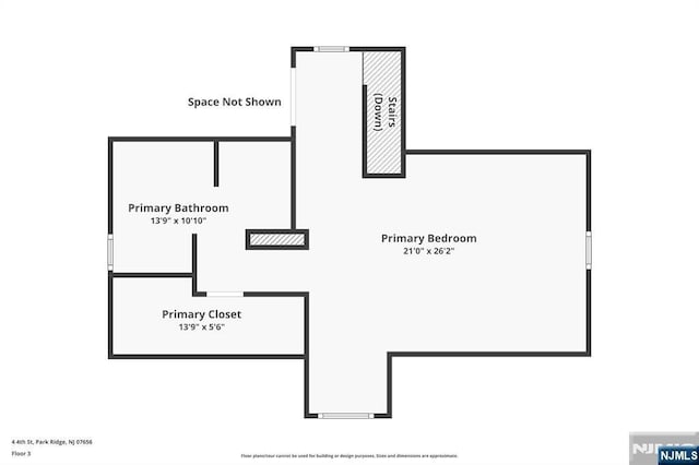 4 4th St, Park Ridge, NJ 07656 - view of property floor plan