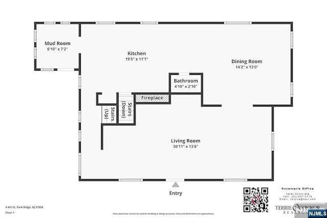 4 4th St, Park Ridge, NJ 07656 - view of property floor plan