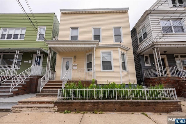 121 W 14th, Bayonne, NJ 07002 - view of property with a porch