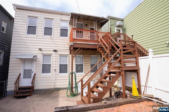 121 W 14th, Bayonne, NJ 07002 - back of house featuring entry steps and stairs