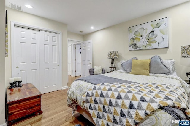 11 Katharina Pl, Twp Of Washington, NJ 07676 - bedroom featuring wood finished floors, a closet, and recessed lighting