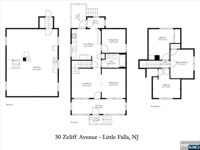 30 Zeliff Ave, Little Falls, NJ 07424 - view of property floor plan