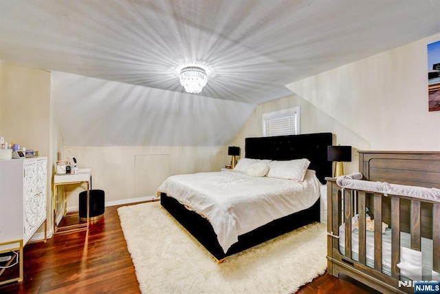 139 Donato Dr, Little Falls, NJ 07424 - bedroom featuring lofted ceiling and wood finished floors